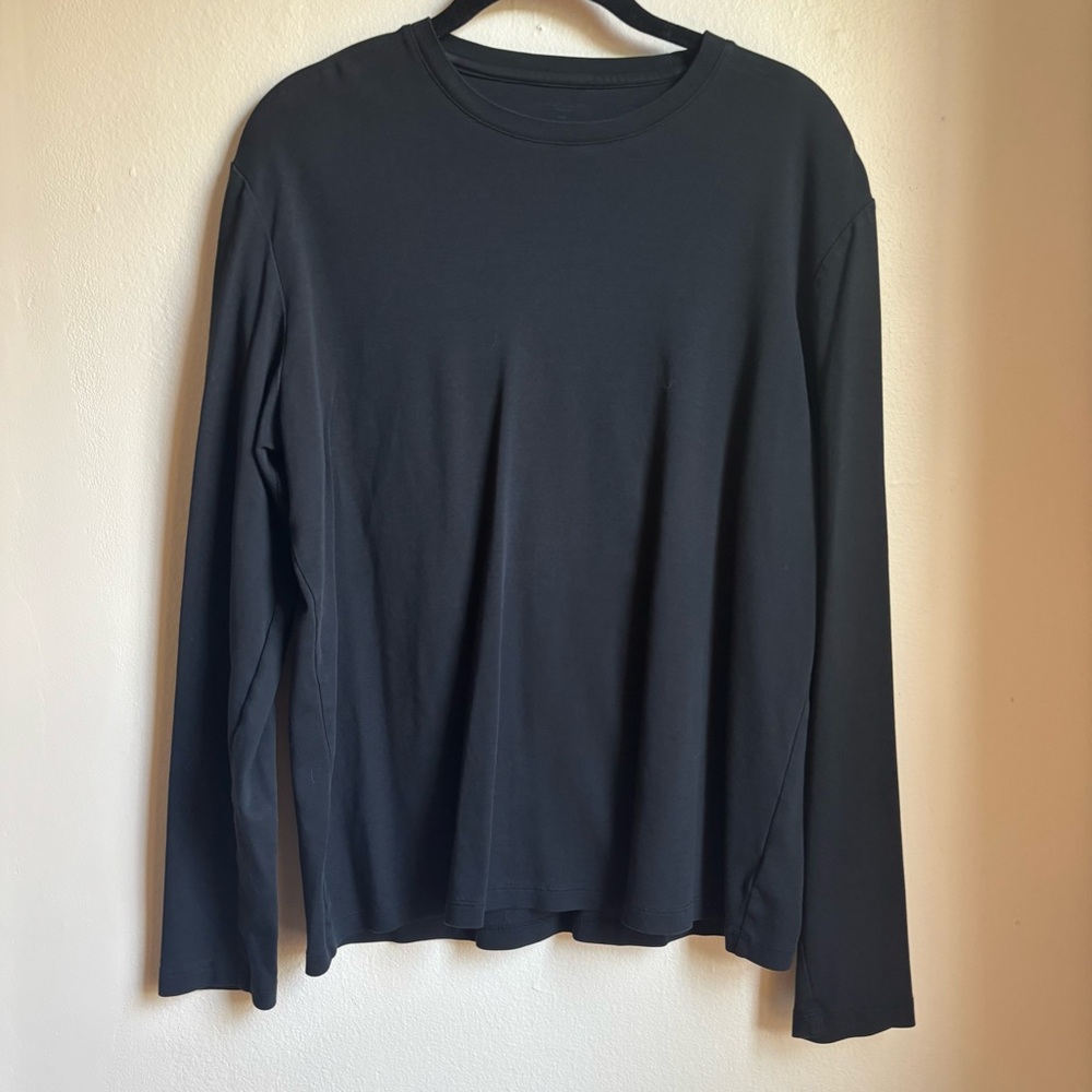 Classic Black Long Sleeve Men's Shirt